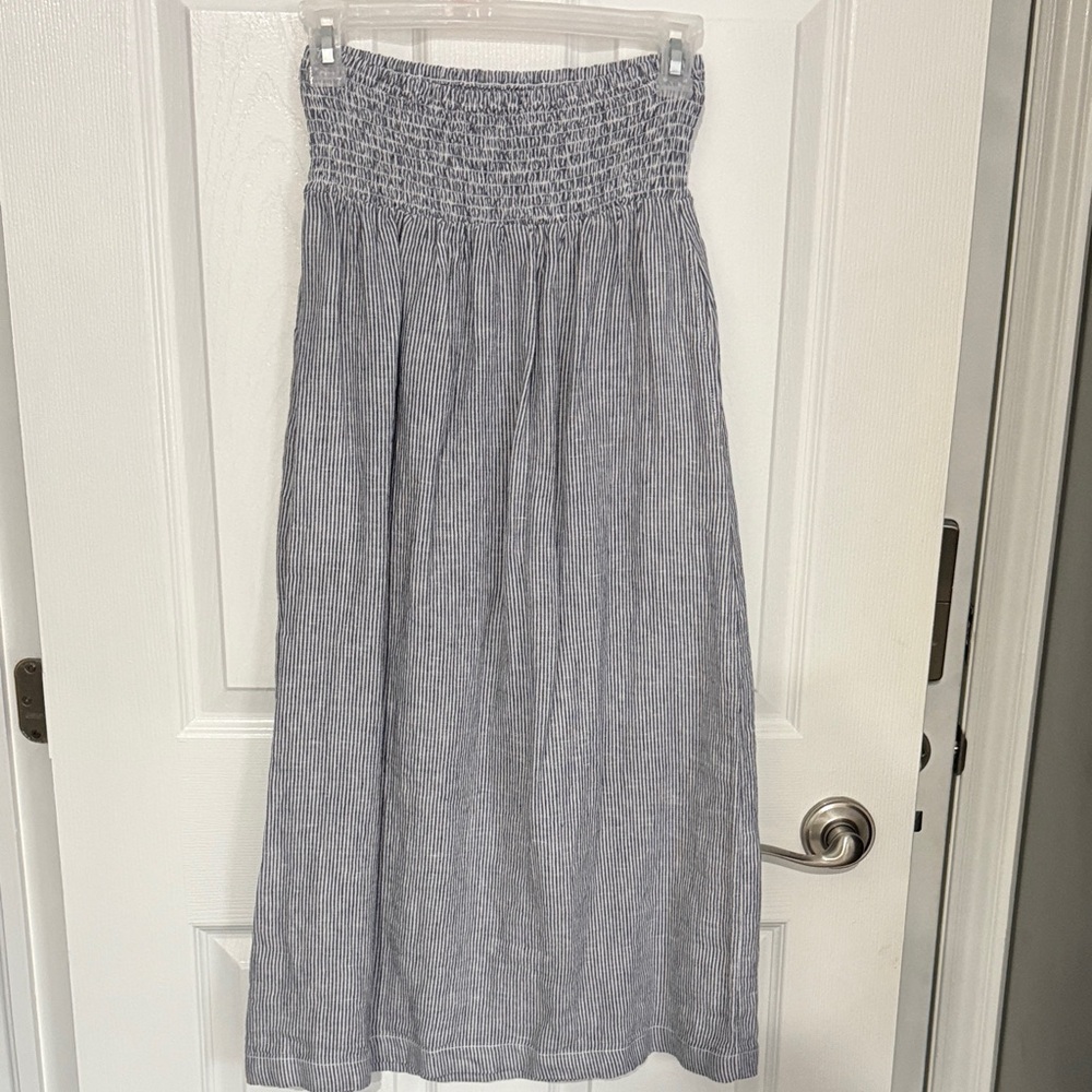 Striped Blue Women's Skirt